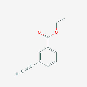 molecular formula C11H10O2 B185951 Ethyl 3-ethynylbenzoate CAS No. 178742-95-5