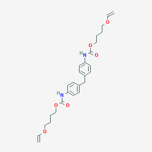 molecular formula C27H34N2O6 B185957 4-ethenoxybutyl N-[4-[[4-(4-ethenoxybutoxycarbonylamino)phenyl]methyl]phenyl]carbamate CAS No. 196109-16-7