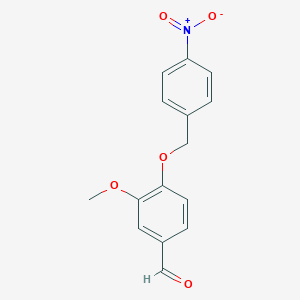 3-Methoxy-4-[(4-nitrophenyl)methoxy]benzaldehyde
