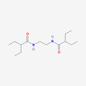 molecular formula C14H28N2O2 B185968 2-ethyl-N-[2-(2-ethylbutanoylamino)ethyl]butanamide CAS No. 5441-76-9