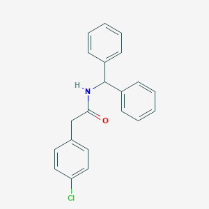 N-benzhydryl-2-(4-chlorophenyl)acetamide