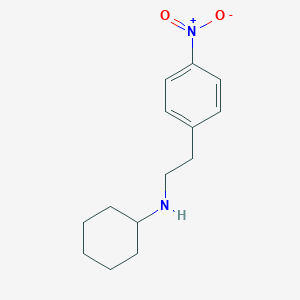 molecular formula C14H20N2O2 B185976 N-[2-(4-nitrophenyl)ethyl]cyclohexanamine CAS No. 5338-99-8