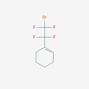molecular formula C8H9BrF4 B185985 1-(2-Bromotetrafluoroethyl)cyclohexene CAS No. 113688-49-6