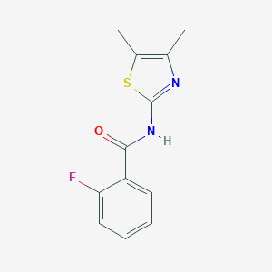 N-(4,5-dimethyl-1,3-thiazol-2-yl)-2-fluorobenzamide