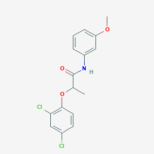 molecular formula C16H15Cl2NO3 B185990 2-(2,4-dichlorophenoxy)-N-(3-methoxyphenyl)propanamide CAS No. 6118-59-8