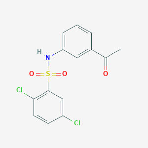 N-(3-acetylphenyl)-2,5-dichlorobenzenesulfonamide