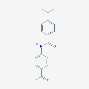 molecular formula C18H19NO2 B185995 N-(4-acetylphenyl)-4-isopropylbenzamide CAS No. 352689-64-6