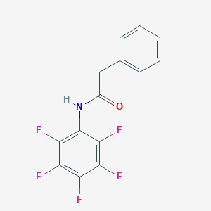 molecular formula C14H8F5NO B185996 N-(2,3,4,5,6-pentafluorophenyl)-2-phenylacetamide CAS No. 137124-37-9
