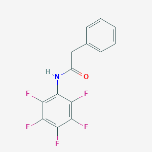 N-(2,3,4,5,6-pentafluorophenyl)-2-phenylacetamide