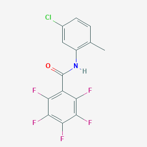 N-(5-chloro-2-methylphenyl)-2,3,4,5,6-pentafluorobenzamide