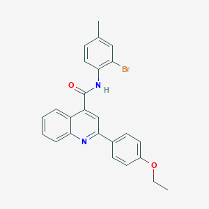 N-(2-bromo-4-methylphenyl)-2-(4-ethoxyphenyl)quinoline-4-carboxamide