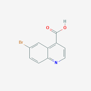 molecular formula C10H6BrNO2 B186014 6-Bromoquinoline-4-carboxylic acid CAS No. 160233-76-1