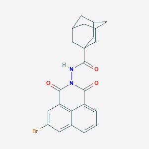 N-(5-bromo-1,3-dioxobenzo[de]isoquinolin-2-yl)adamantane-1-carboxamide