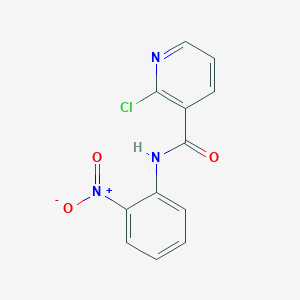 molecular formula C12H8ClN3O3 B186029 2-chloro-N-(2-nitrophenyl)pyridine-3-carboxamide CAS No. 313385-44-3