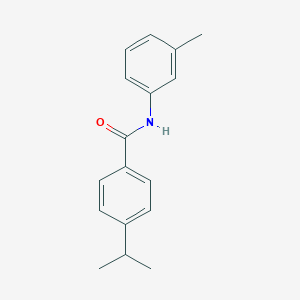molecular formula C17H19NO B186033 4-isopropyl-N-(3-methylphenyl)benzamide CAS No. 352677-10-2