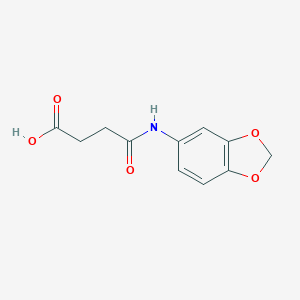 N-Benzo[1,3]dioxol-5-yl-succinamic acid
