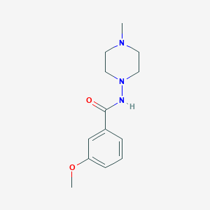 3-methoxy-N-(4-methylpiperazin-1-yl)benzamide