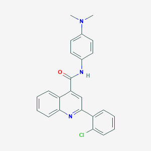2-(2-chlorophenyl)-N-(4-dimethylaminophenyl)quinoline-4-carboxamide