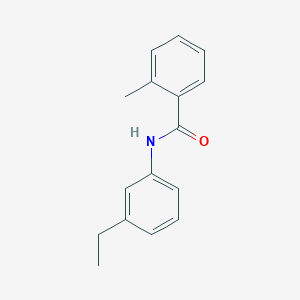 molecular formula C16H17NO B186059 N-(3-Ethylphenyl)-2-methylbenzamide CAS No. 58495-05-9