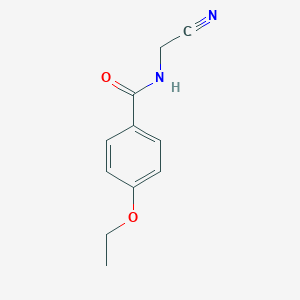 molecular formula C11H12N2O2 B186070 N-(cyanomethyl)-4-ethoxybenzamide CAS No. 211614-65-2