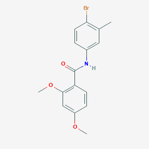 molecular formula C16H16BrNO3 B186074 N-(4-bromo-3-methylphenyl)-2,4-dimethoxybenzamide CAS No. 5665-55-4
