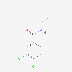 molecular formula C10H11Cl2NO B186076 3,4-dichloro-N-propylbenzamide CAS No. 16505-79-6