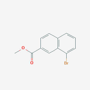 molecular formula C12H9BrO2 B186081 8-Bromo-2-naphthoic acid, methyl ester CAS No. 168901-54-0