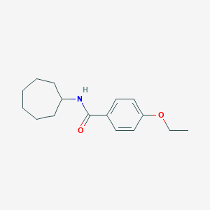 molecular formula C16H23NO2 B186086 N-cycloheptyl-4-ethoxybenzamide CAS No. 5571-40-4