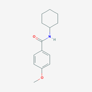 molecular formula C14H19NO2 B186087 N-cyclohexyl-4-methoxybenzamide CAS No. 33739-91-2