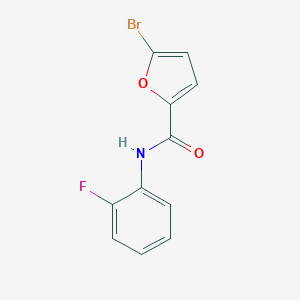 molecular formula C11H7BrFNO2 B186089 5-bromo-N-(2-fluorophenyl)furan-2-carboxamide CAS No. 312704-38-4
