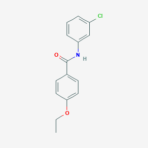 molecular formula C15H14ClNO2 B186090 N-(3-chlorophenyl)-4-ethoxybenzamide CAS No. 346692-88-4