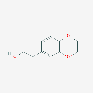molecular formula C10H12O3 B186093 2-(2,3-Dihydrobenzo[b][1,4]dioxin-6-yl)ethanol CAS No. 127264-09-9