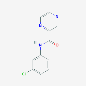 molecular formula C11H8ClN3O B186096 N-(3-chlorophenyl)pyrazine-2-carboxamide CAS No. 75919-78-7