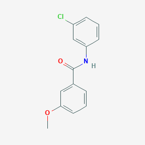 molecular formula C14H12ClNO2 B186100 N-(3-chlorophenyl)-3-methoxybenzamide CAS No. 91612-04-3