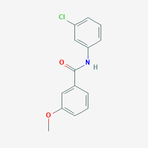 molecular formula C14H12ClNO2 B186100 Benzamide, N-(3-chlorophenyl)-3-methoxy- CAS No. 91612-04-3