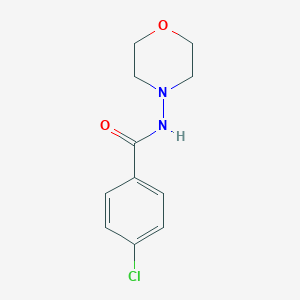 molecular formula C11H13ClN2O2 B186102 4-chloro-N-(4-morpholinyl)benzamide CAS No. 5569-63-1