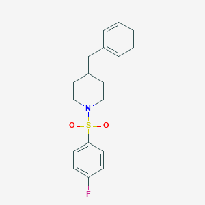4-Benzyl-1-(4-fluorophenyl)sulfonylpiperidine