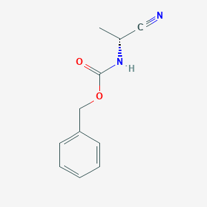 molecular formula C11H12N2O2 B186122 (R)-benzyl 1-cyanoethylcarbamate CAS No. 176894-58-9