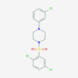 1-(3-Chloro-phenyl)-4-(2,5-dichloro-benzenesulfonyl)-piperazine