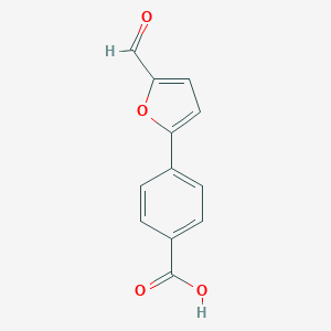 molecular formula C12H8O4 B186145 4-(5-Formyl-2-furyl)benzoic acid CAS No. 39245-15-3