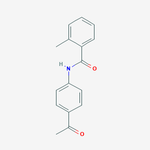 N-(4-acetylphenyl)-2-methylbenzamide
