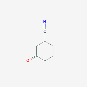 molecular formula C7H9NO B186147 3-Oxocyclohexanecarbonitrile CAS No. 17983-30-1