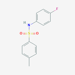 molecular formula C13H12FNO2S B186148 N-(4-fluorophenyl)-4-methylbenzenesulfonamide CAS No. 727-31-1