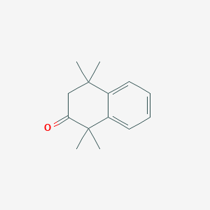 molecular formula C14H18O B186150 1,1,4,4-Tetramethyl-3,4-dihydronaphthalen-2(1h)-one CAS No. 6308-02-7