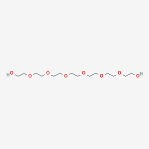 molecular formula C14H30O8 B186151 3,6,9,12,15,18-二十二烷二醇 CAS No. 124346-03-8