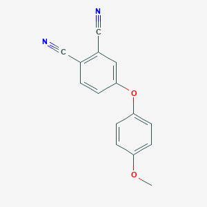 molecular formula C15H10N2O2 B186153 4-(4-Methoxyphenoxy)benzene-1,2-dicarbonitrile CAS No. 134505-42-3