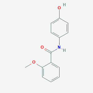 molecular formula C14H13NO3 B186154 N-(4-hydroxyphenyl)-2-methoxybenzamide CAS No. 54090-25-4