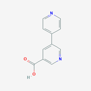 molecular formula C11H8N2O2 B186158 [3,4'-Bipyridine]-5-carboxylic acid CAS No. 123044-37-1