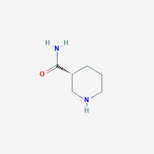 molecular formula C6H12N2O B186166 (R)-piperidine-3-carboxamide CAS No. 168749-30-2