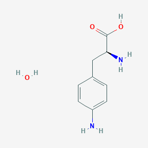 molecular formula C9H14N2O3 B186171 4-Amino-L-phenylalanine hydrate CAS No. 199926-19-7